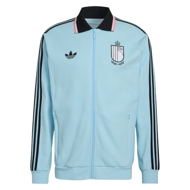 2026-2027 Belgium Originals Jacket (Frozen Blue)-SoccerKits Hub | Buy Soccer Jerseys Online